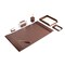 Dacasso Chocolate Brown Leather 7-Piece Desk Set DF-3404 - alternate 3
